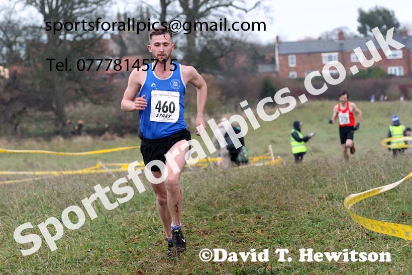Senior men, 2021 North Eastern Cross Country Championships, Sedgefield. Photo: David T. Hewitson/Sports for All Pics